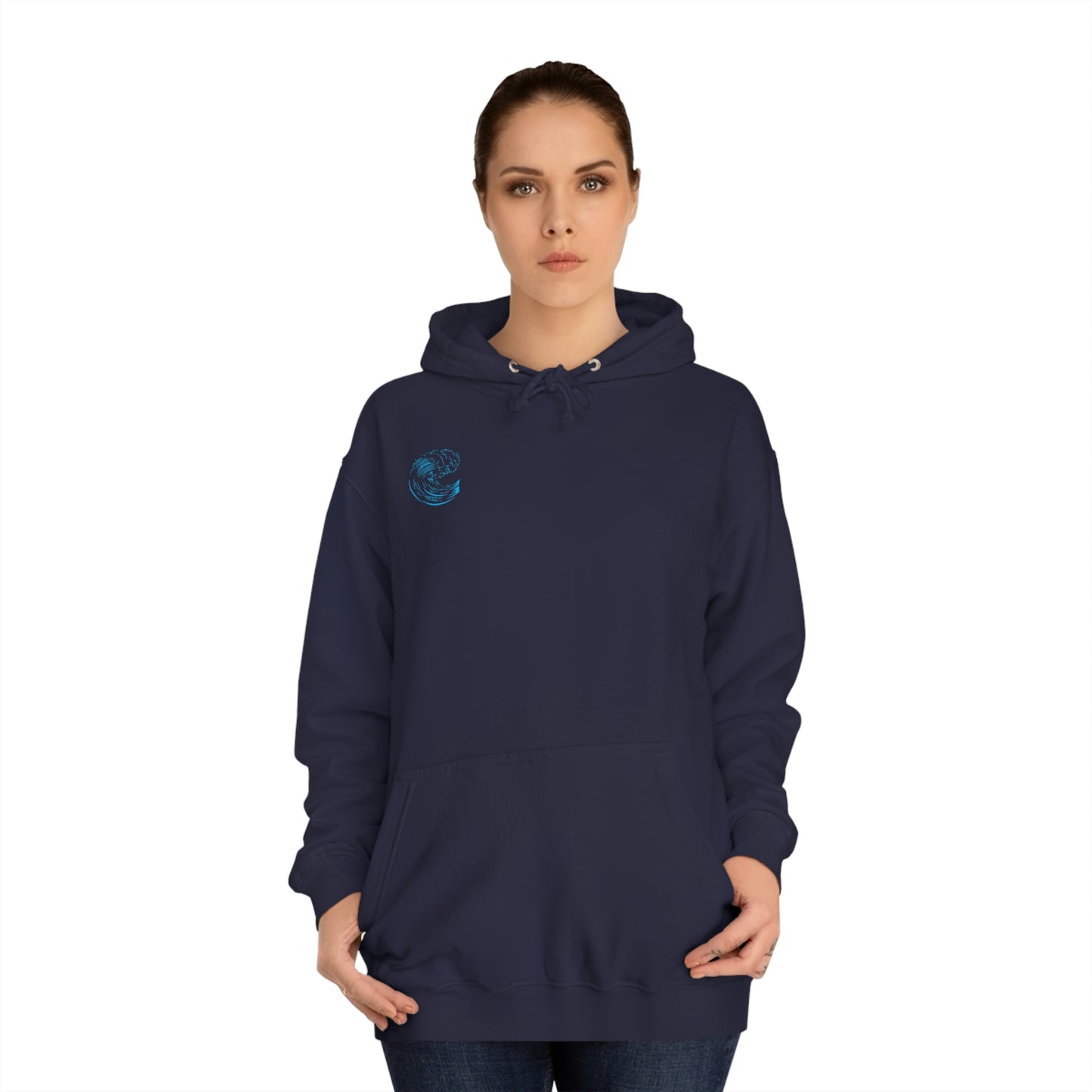 Just One More Wave Unisex College Hoodie