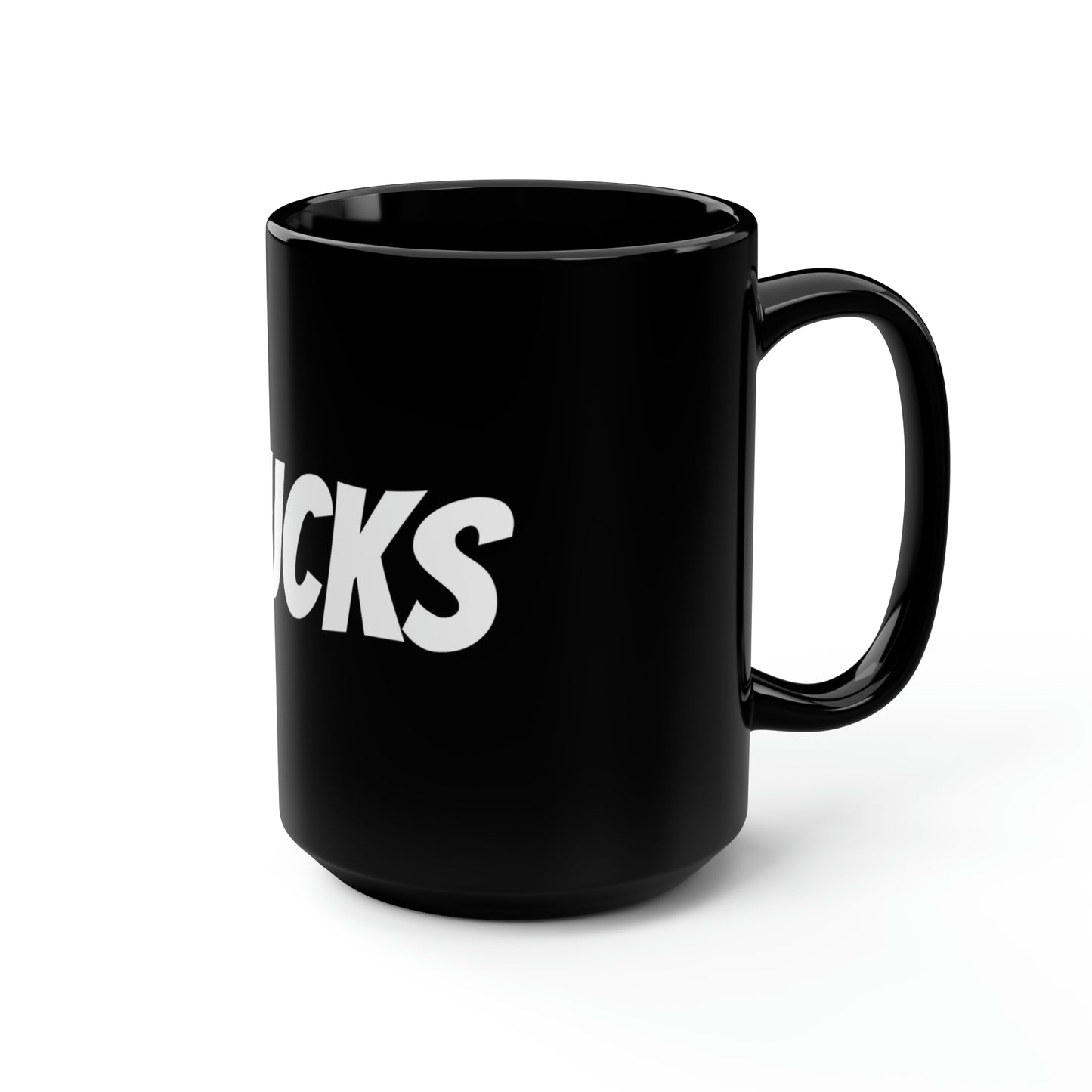 Shucks Black Mug, 15oz