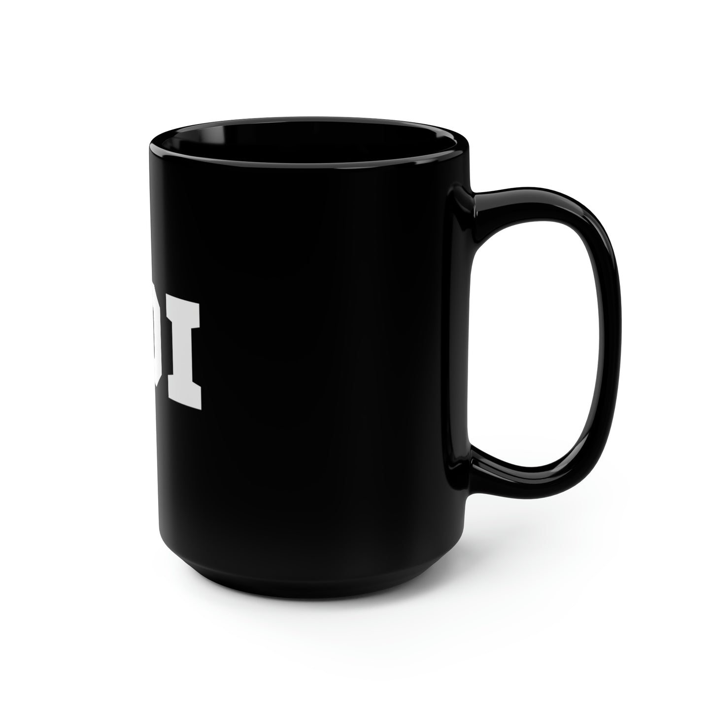 PoiBlack Mug, 15oz