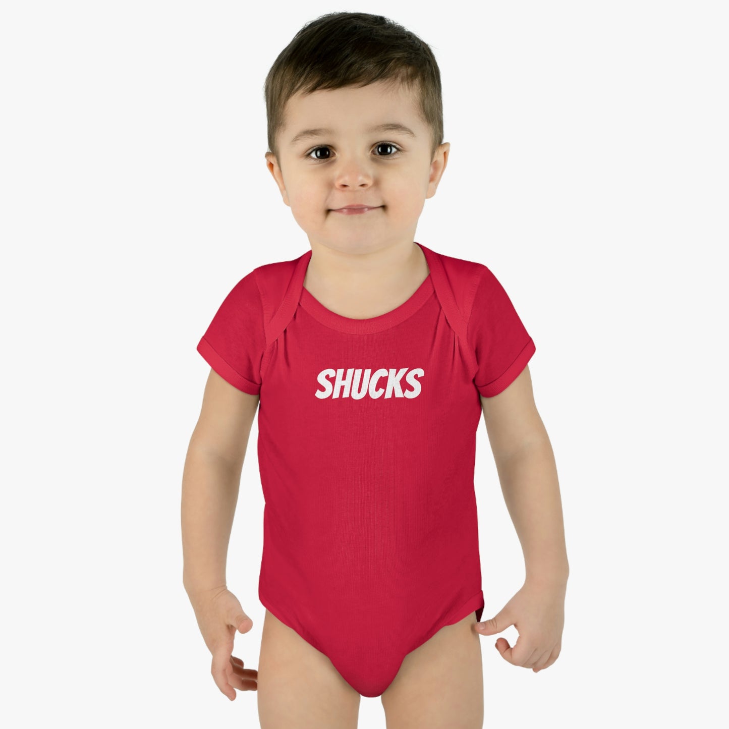 Shucks Infant Baby Rib Bodysuit