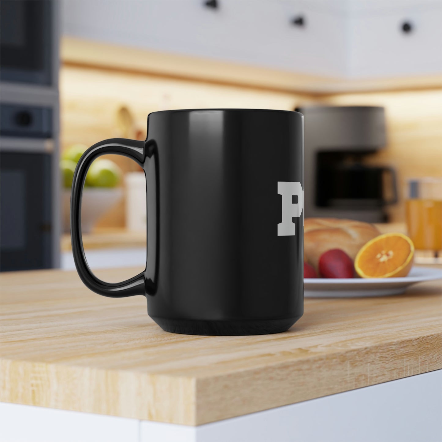 PoiBlack Mug, 15oz