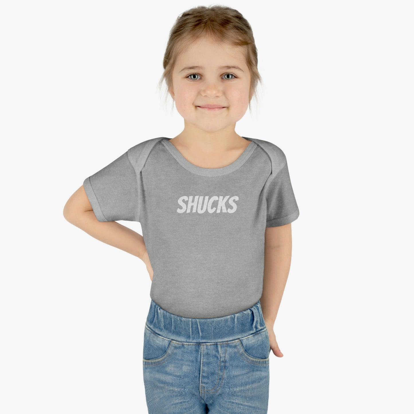 Shucks Infant Baby Rib Bodysuit