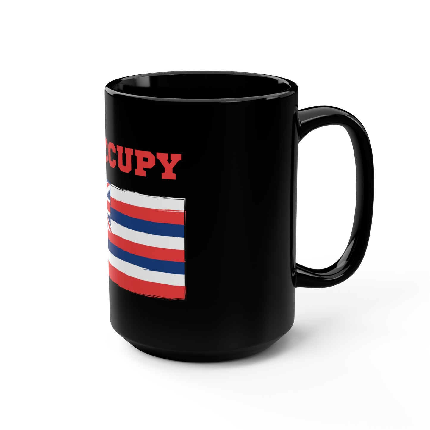 DEOCCUPY Black Mug, 15oz