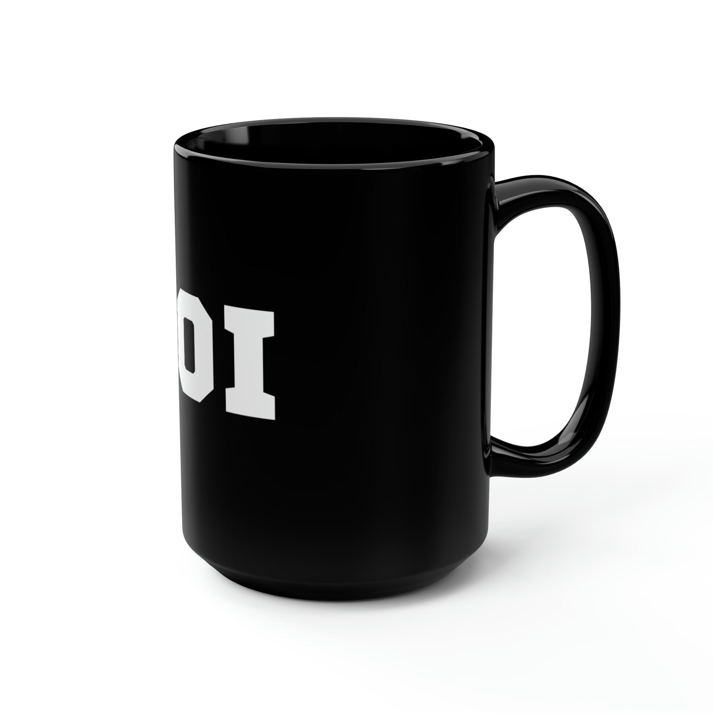 PoiBlack Mug, 15oz