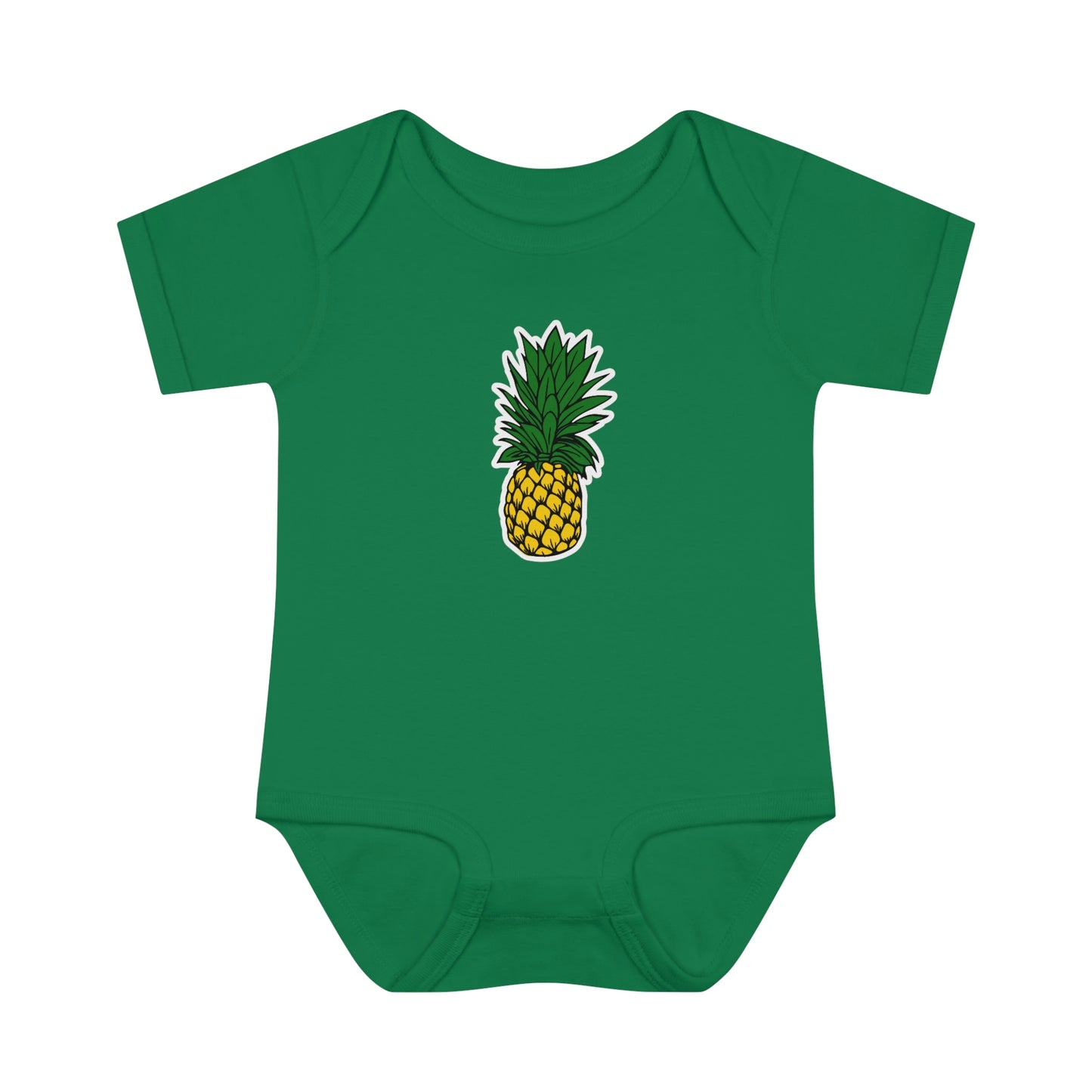 Pineapple Infant Baby Rib Bodysuit