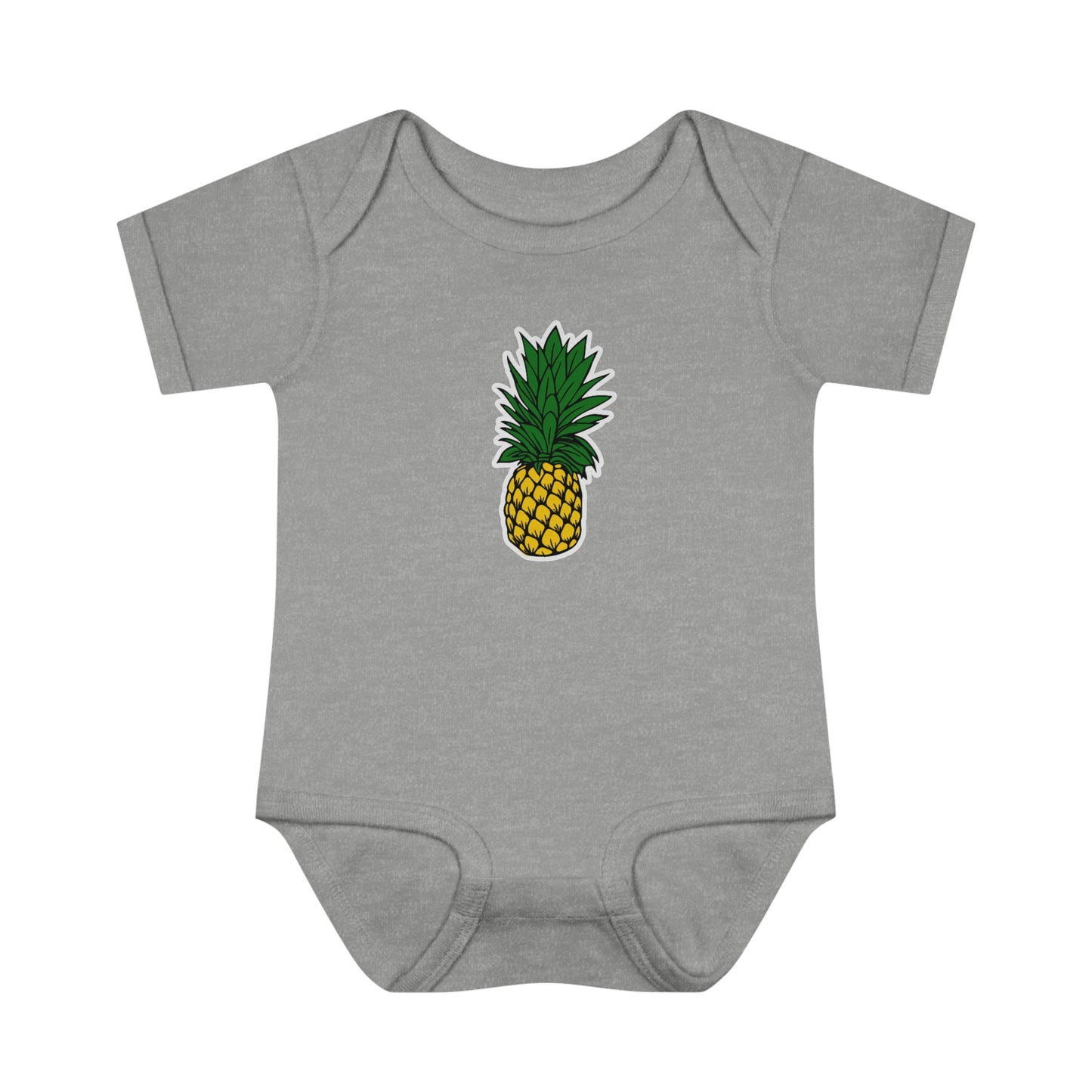 Pineapple Infant Baby Rib Bodysuit