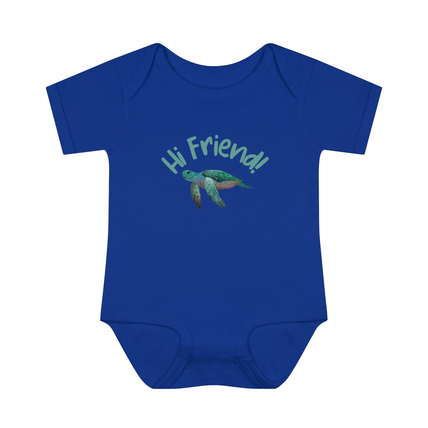 Hi Friend!  Honu Infant Baby Rib Bodysuit