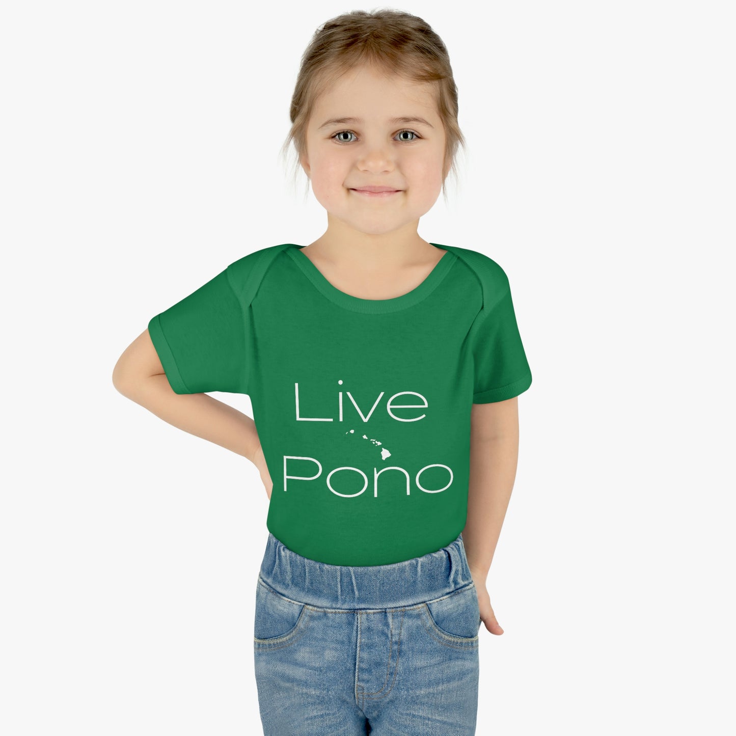 Live Pono Infant Baby Rib Bodysuit