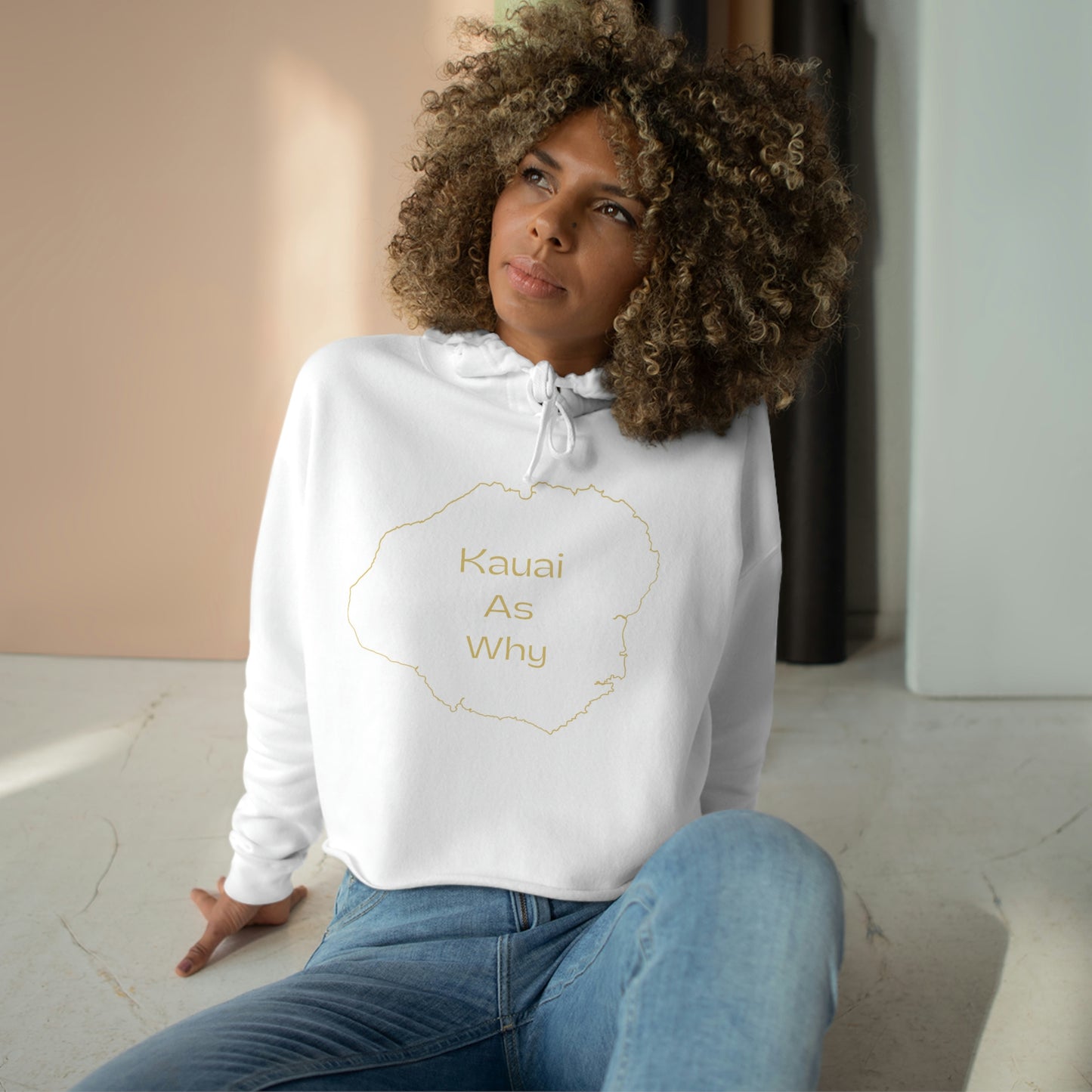 Kauai As Why Crop Hoodie