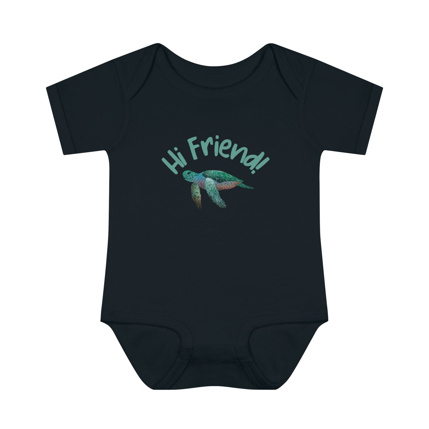 Hi Friend!  Honu Infant Baby Rib Bodysuit