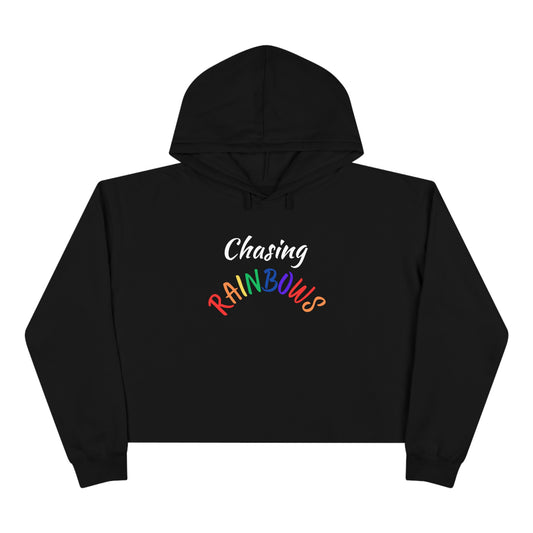 Chasing Rainbows Crop Hoodie