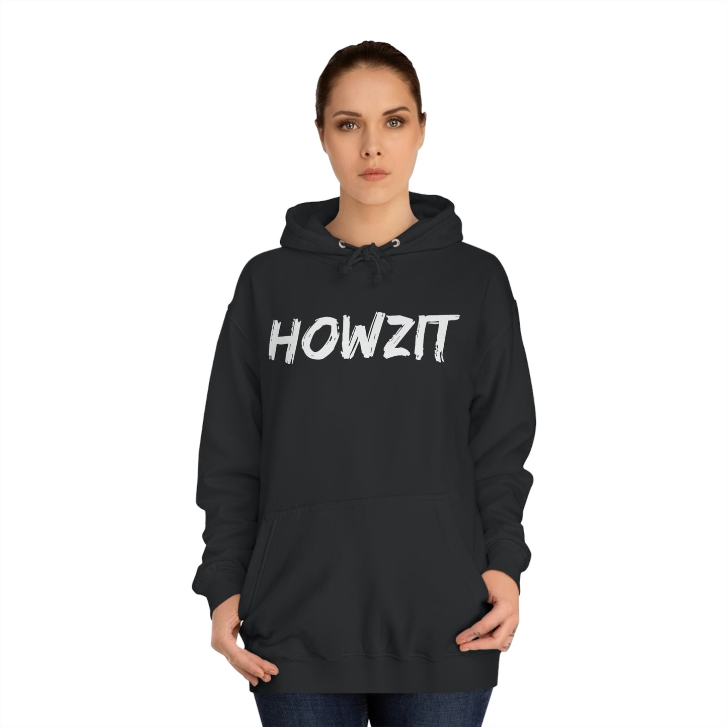 Howzit Unisex College Hoodie