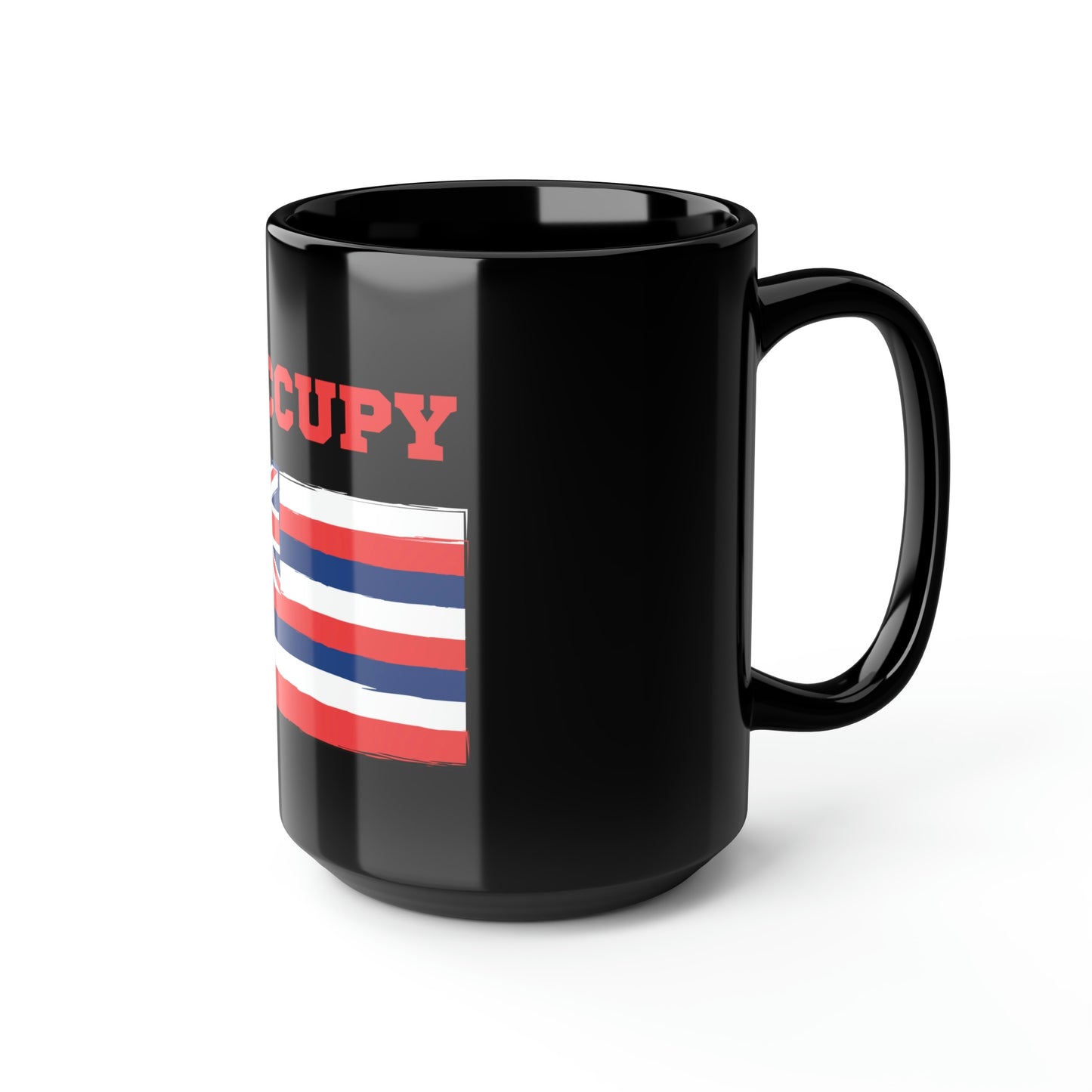 DEOCCUPY Black Mug, 15oz