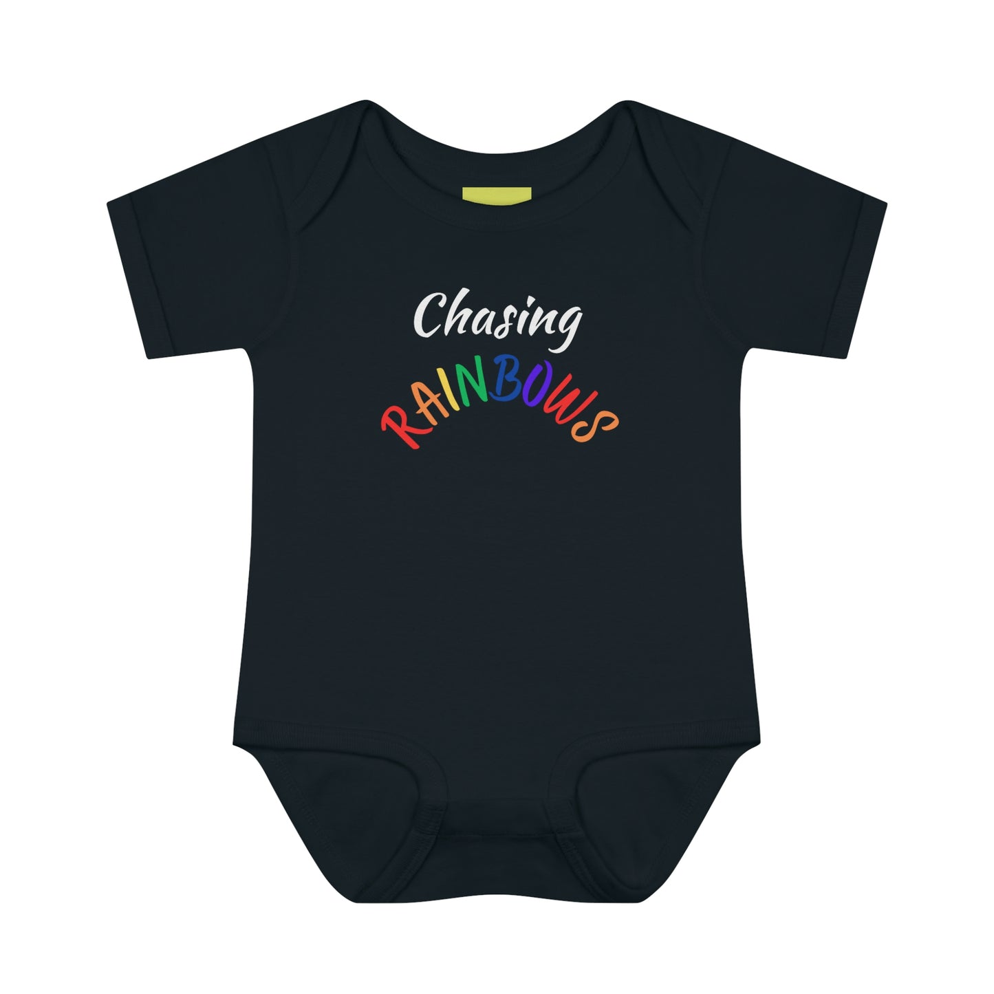 Chasing Rainbows Infant Baby Rib Bodysuit