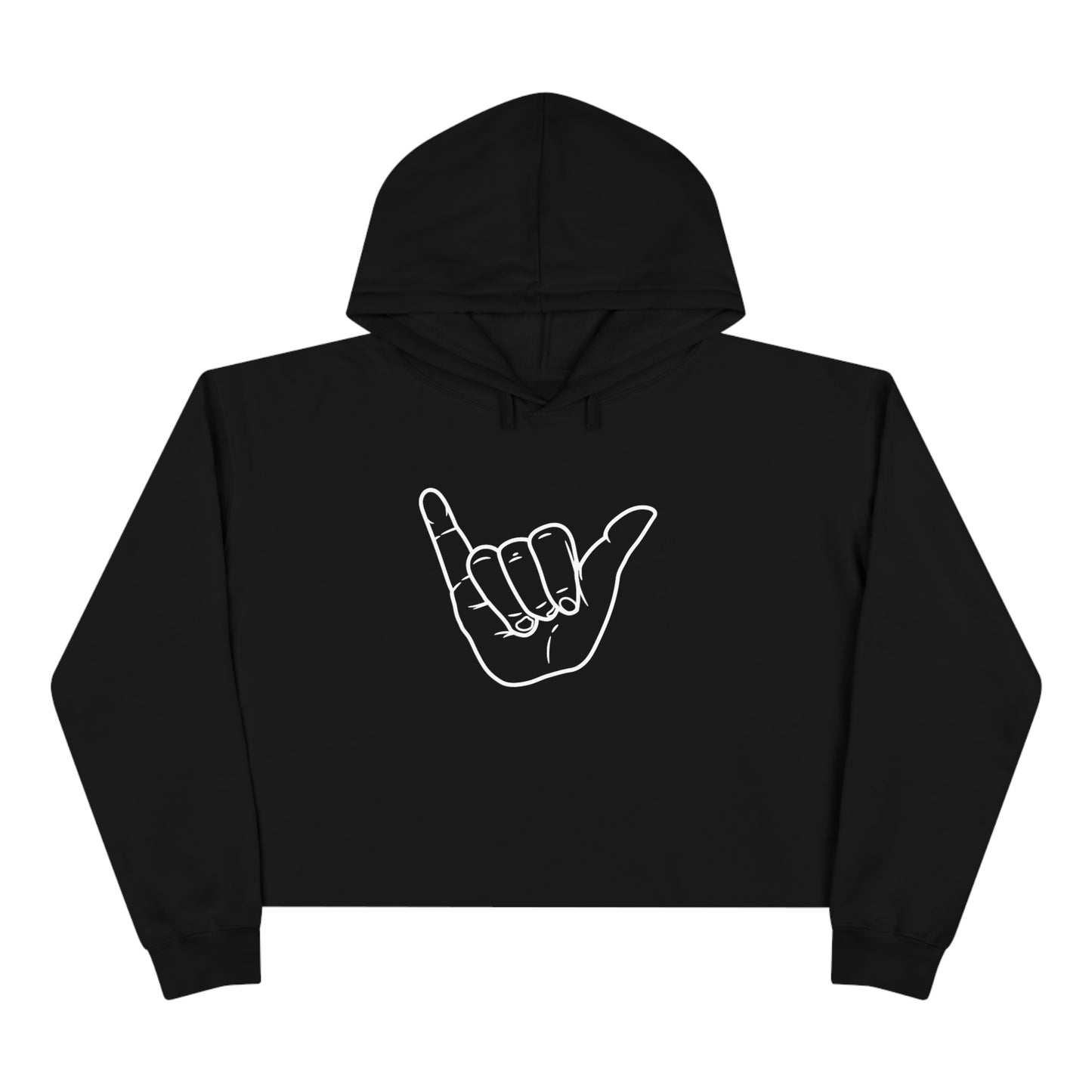 Shaka Crop Hoodie