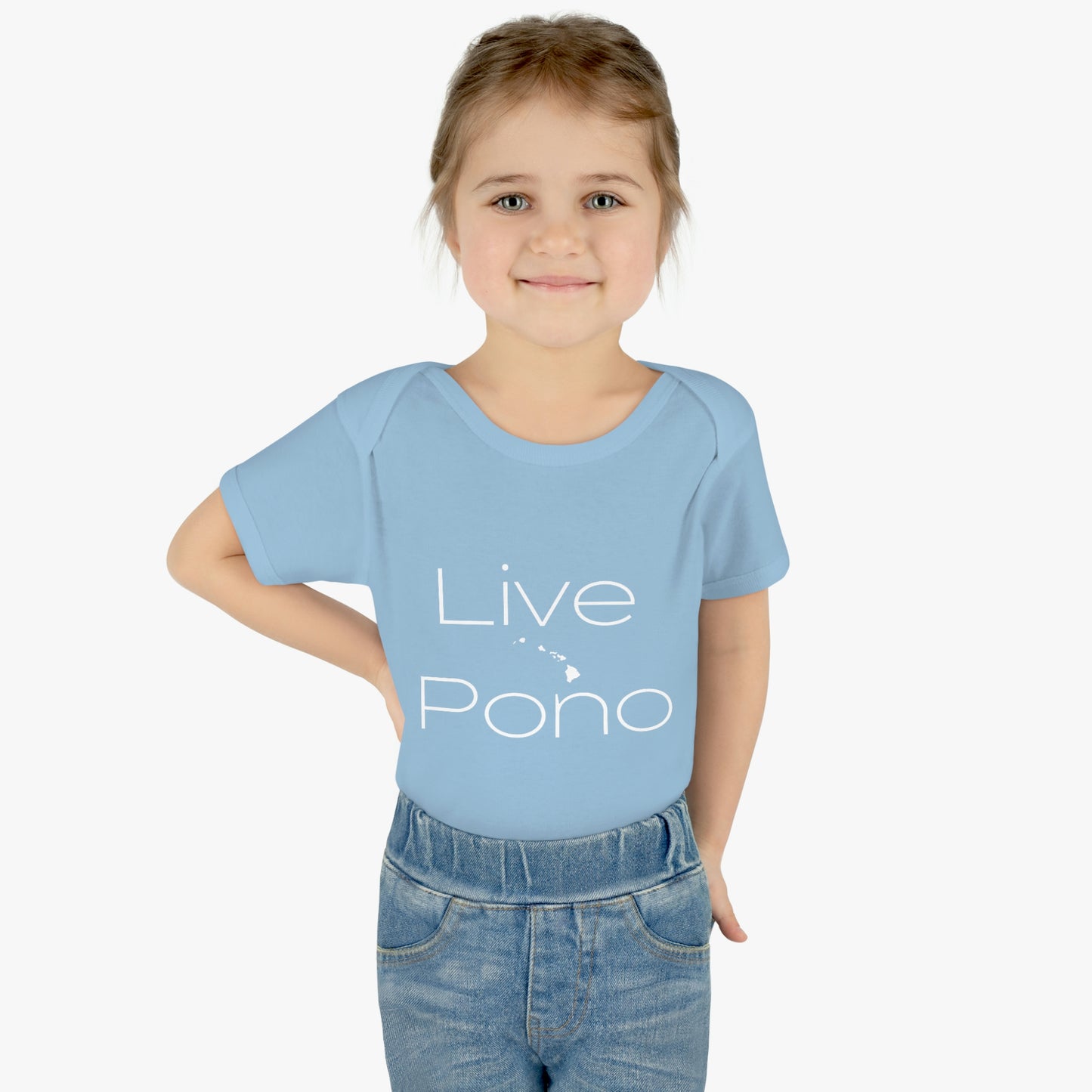 Live Pono Infant Baby Rib Bodysuit