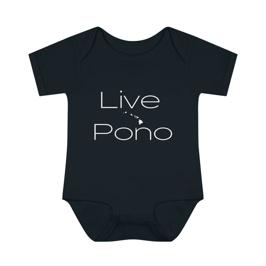 Live Pono Infant Baby Rib Bodysuit