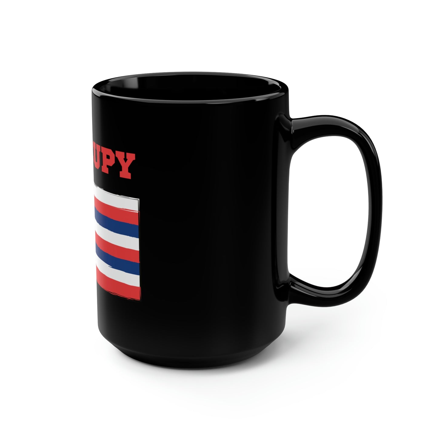 DEOCCUPY Black Mug, 15oz