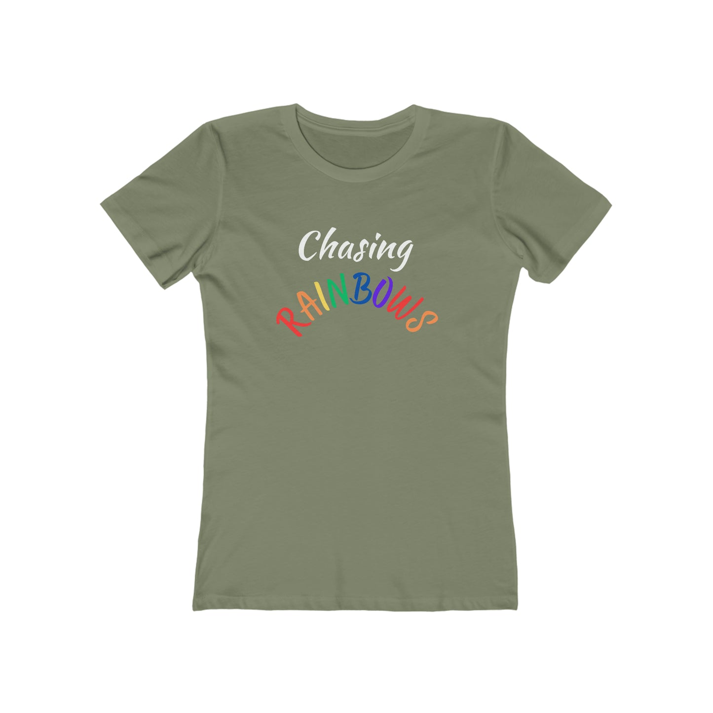 Chasing Rainbows Women's The Boyfriend Tee