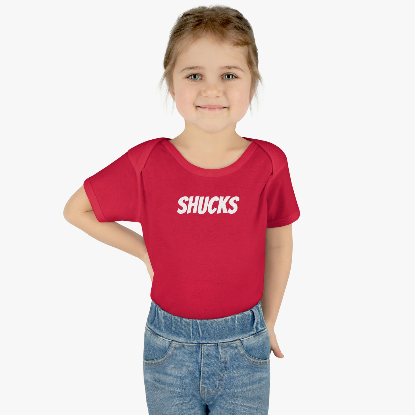 Shucks Infant Baby Rib Bodysuit