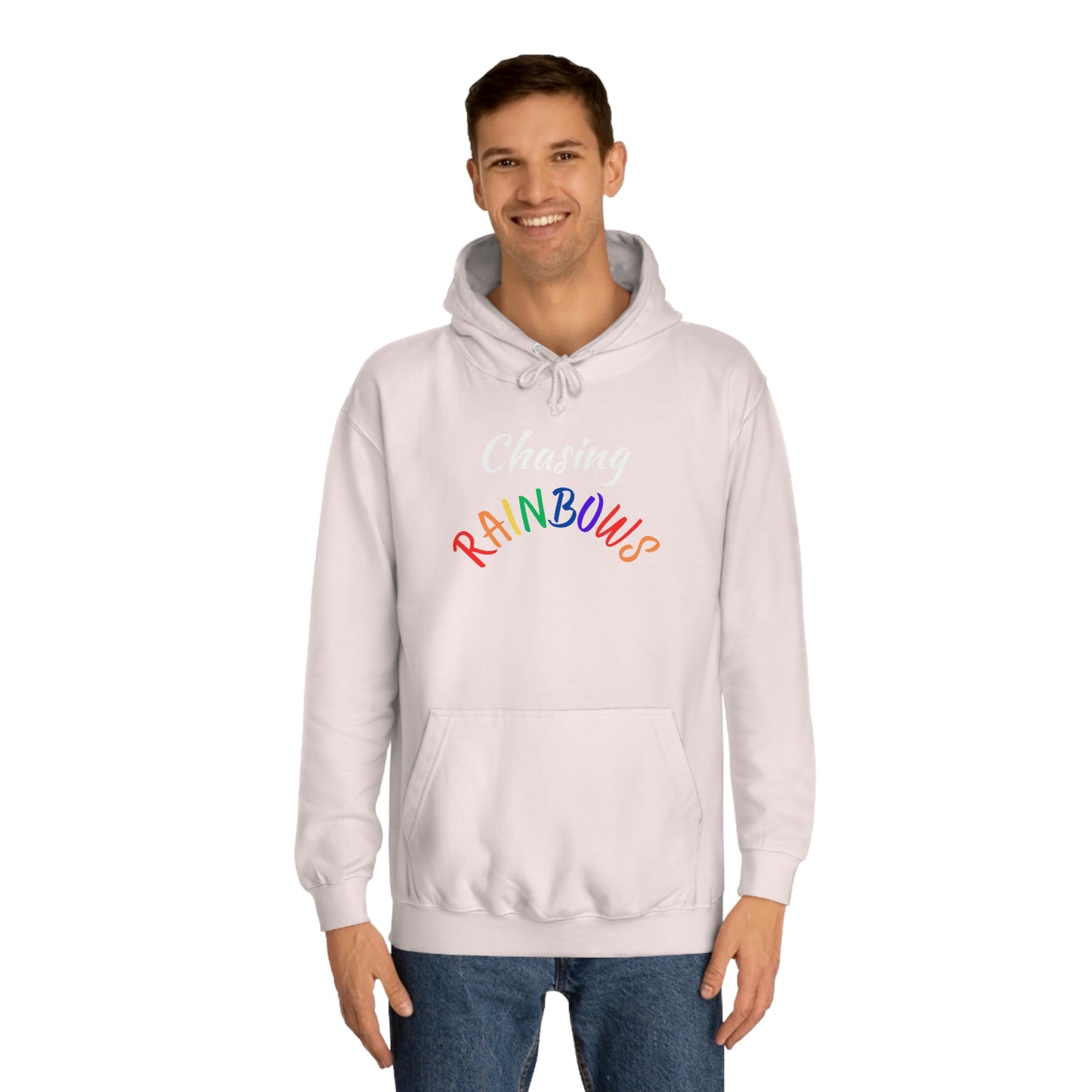 Chassing Rainbows Unisex College Hoodie