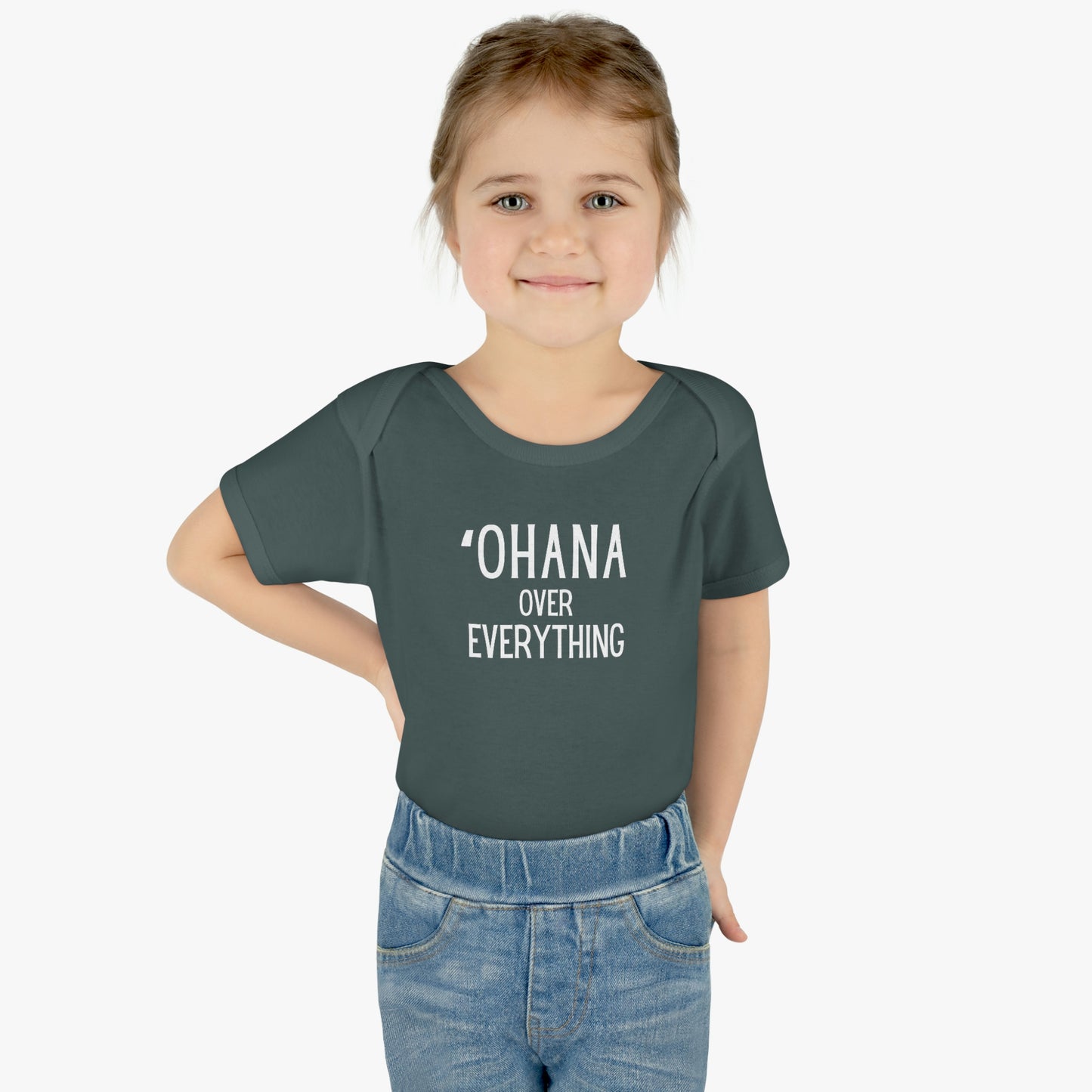 Ohana Infant Baby Rib Bodysuit