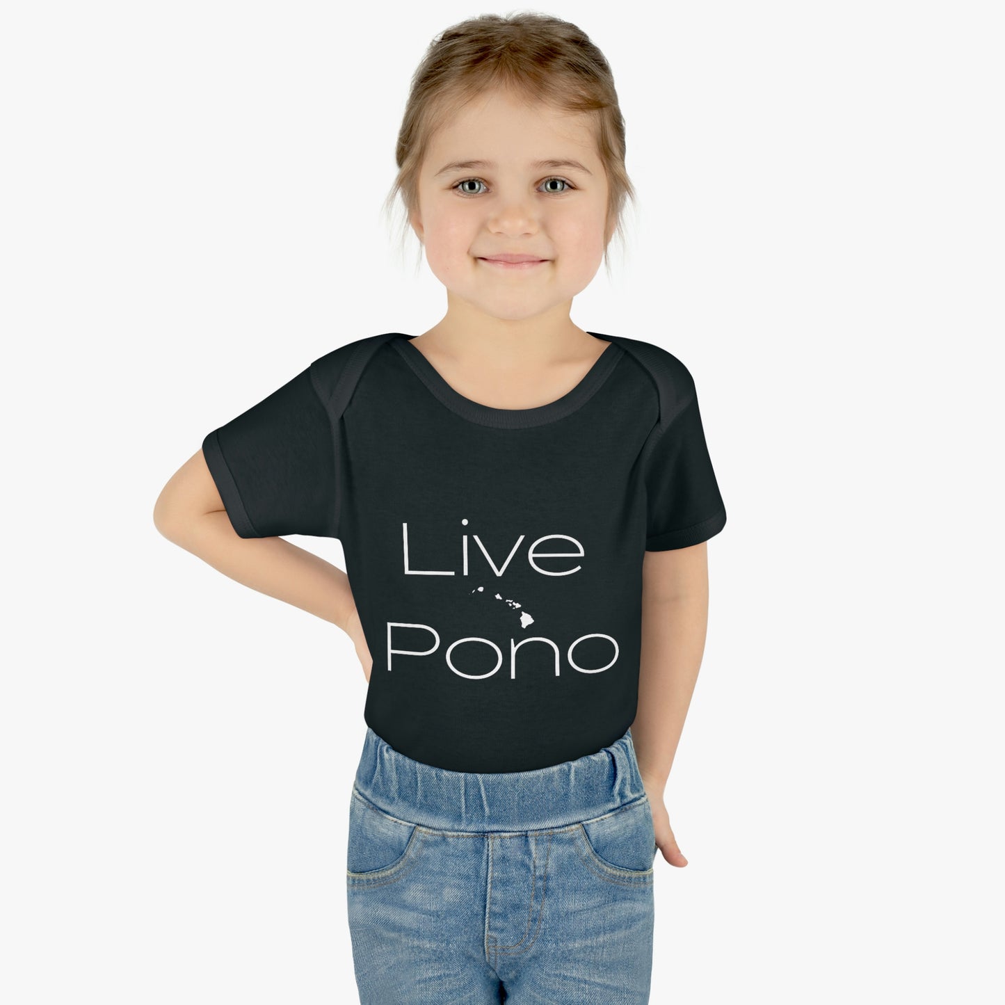 Live Pono Infant Baby Rib Bodysuit