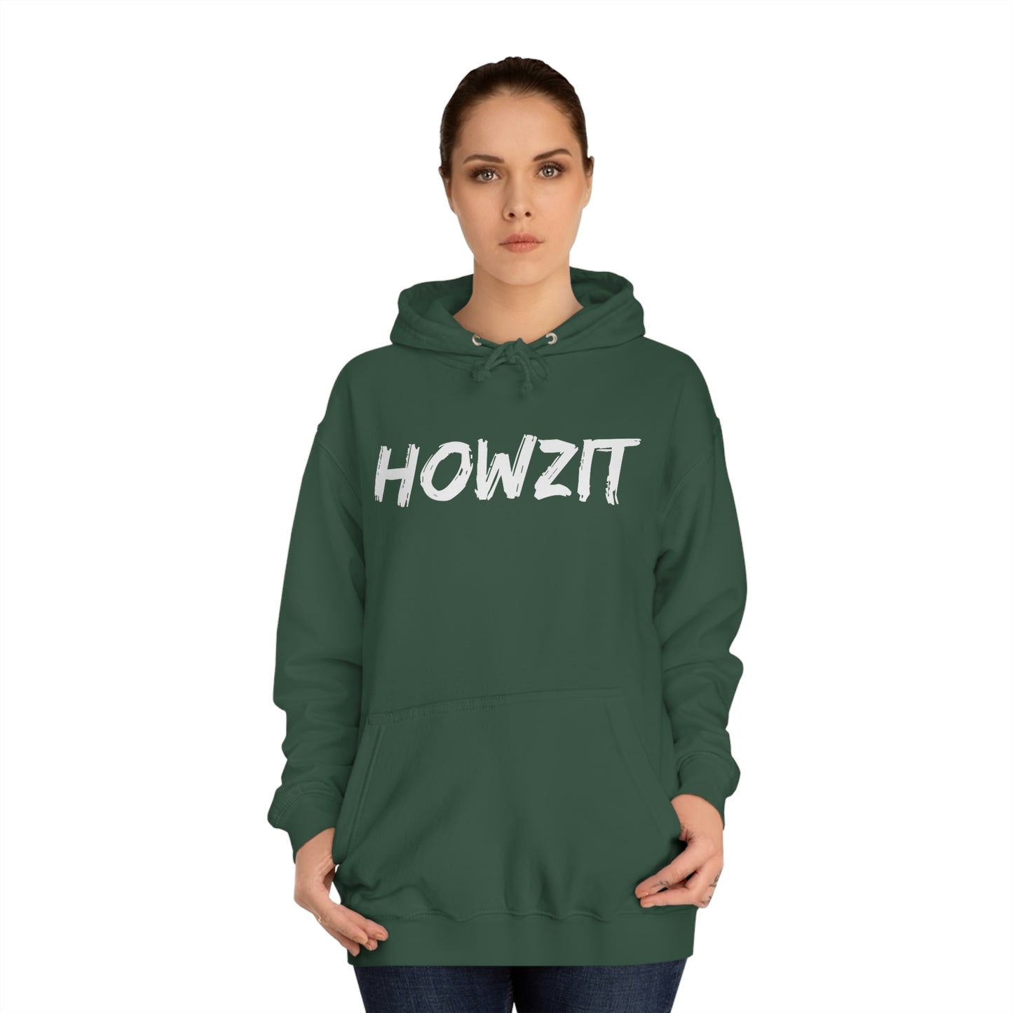 Howzit Unisex College Hoodie