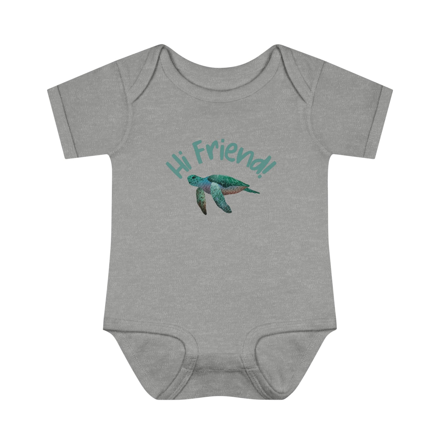 Hi Friend!  Honu Infant Baby Rib Bodysuit