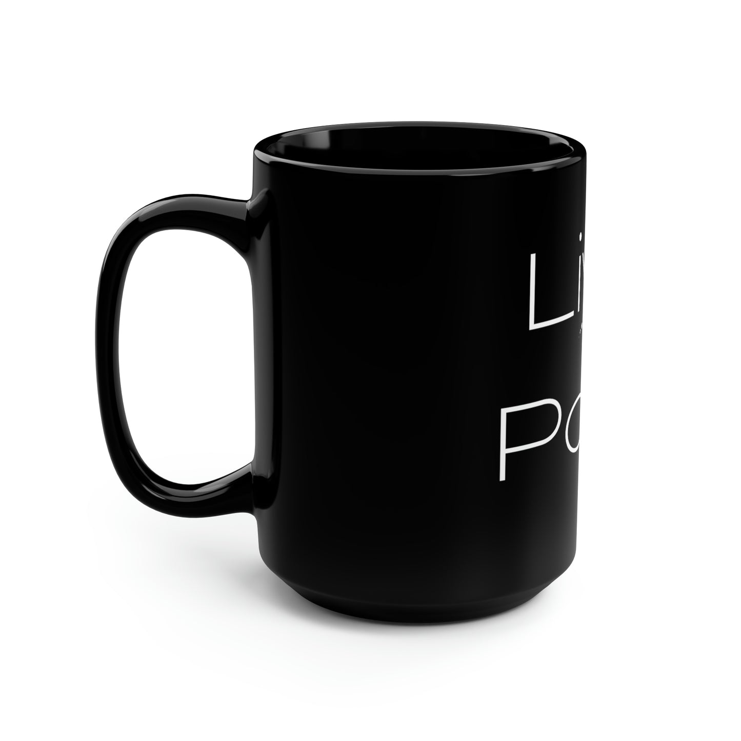 Live Pono Black Mug, 15oz