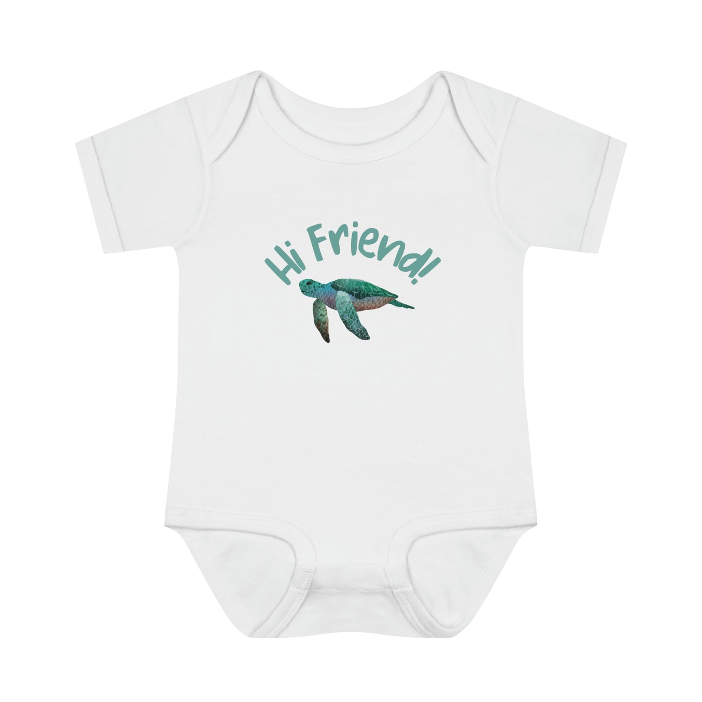 Hi Friend!  Honu Infant Baby Rib Bodysuit