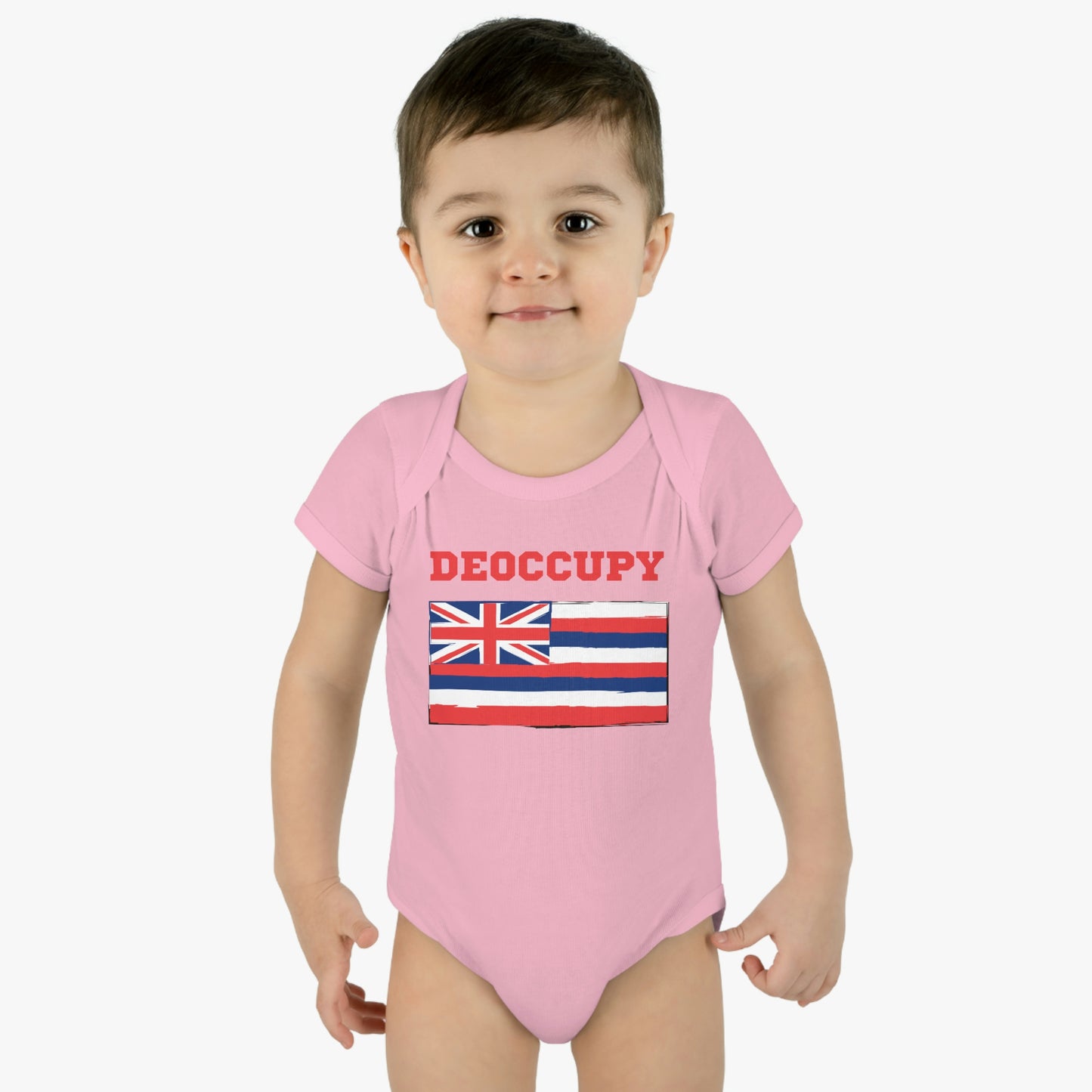 DEOCCUPY Infant Baby Rib Bodysuit