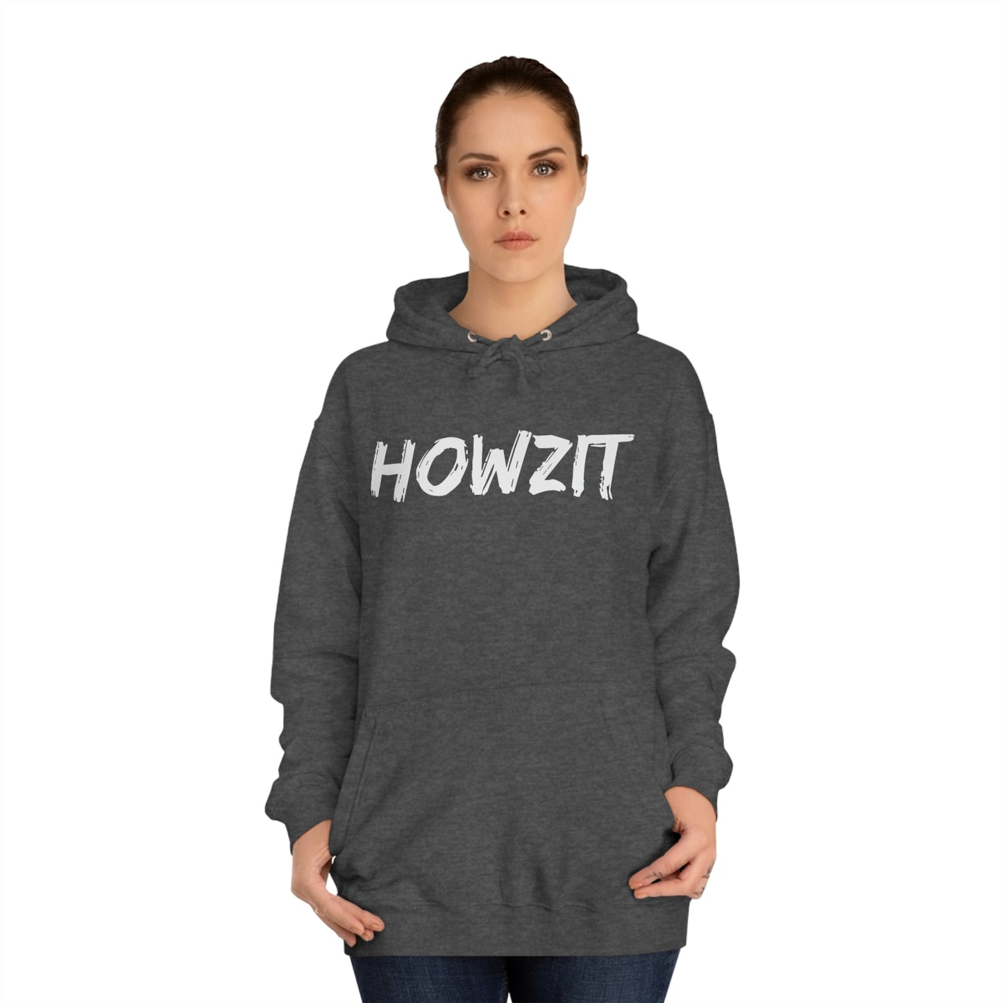 Howzit Unisex College Hoodie