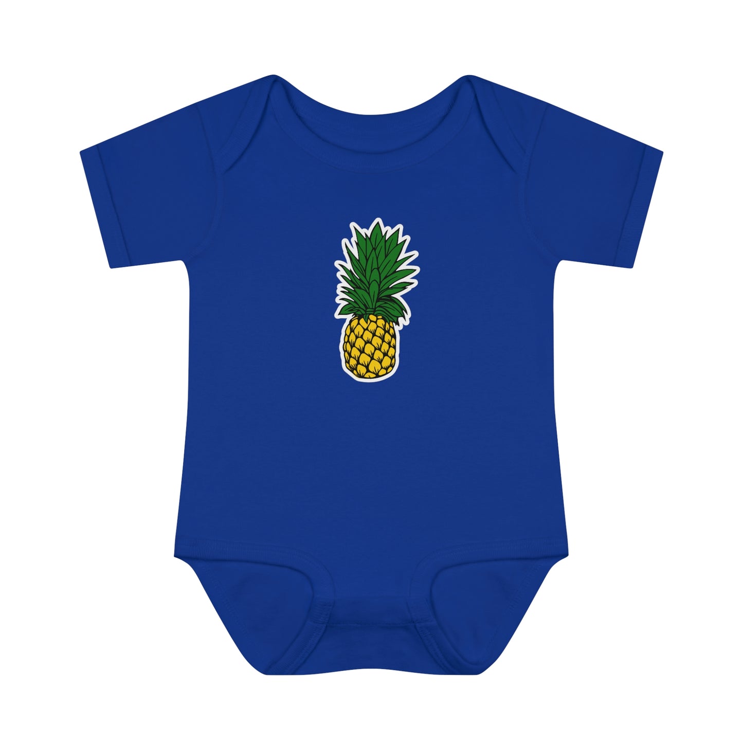 Pineapple Infant Baby Rib Bodysuit