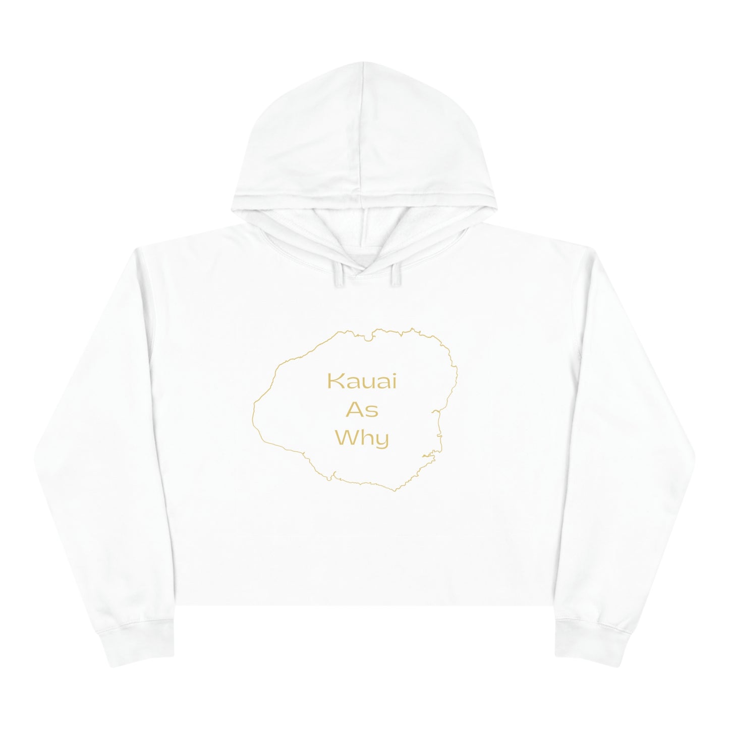 Kauai As Why Crop Hoodie