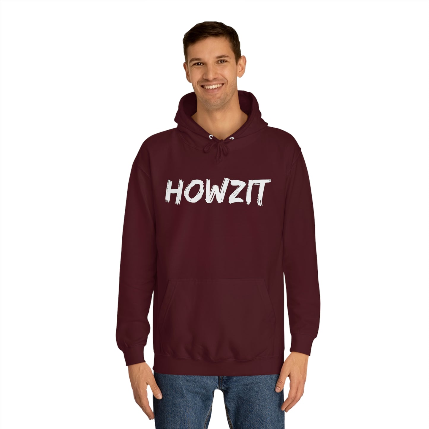 Howzit Unisex College Hoodie