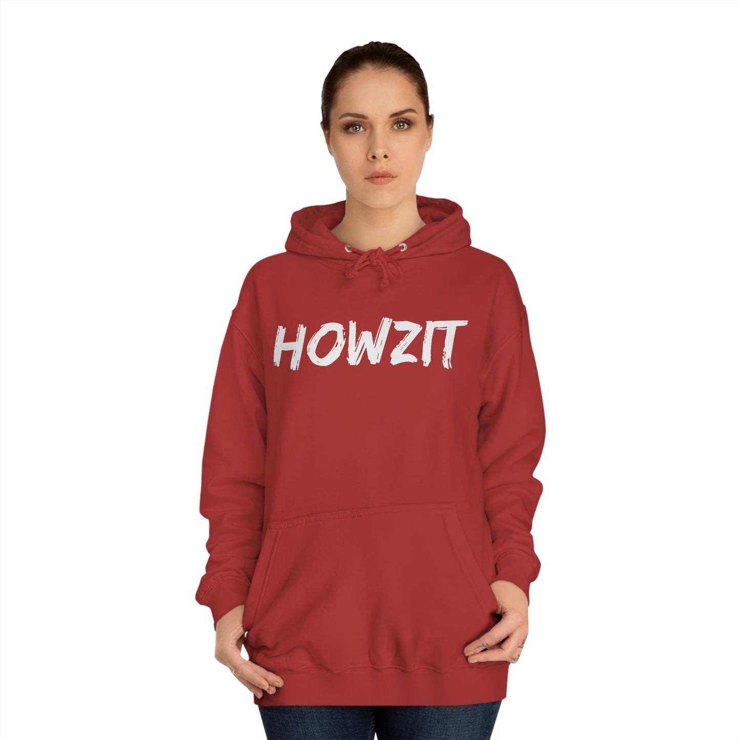 Howzit Unisex College Hoodie