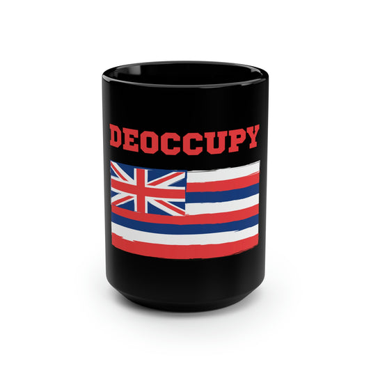 DEOCCUPY Black Mug, 15oz