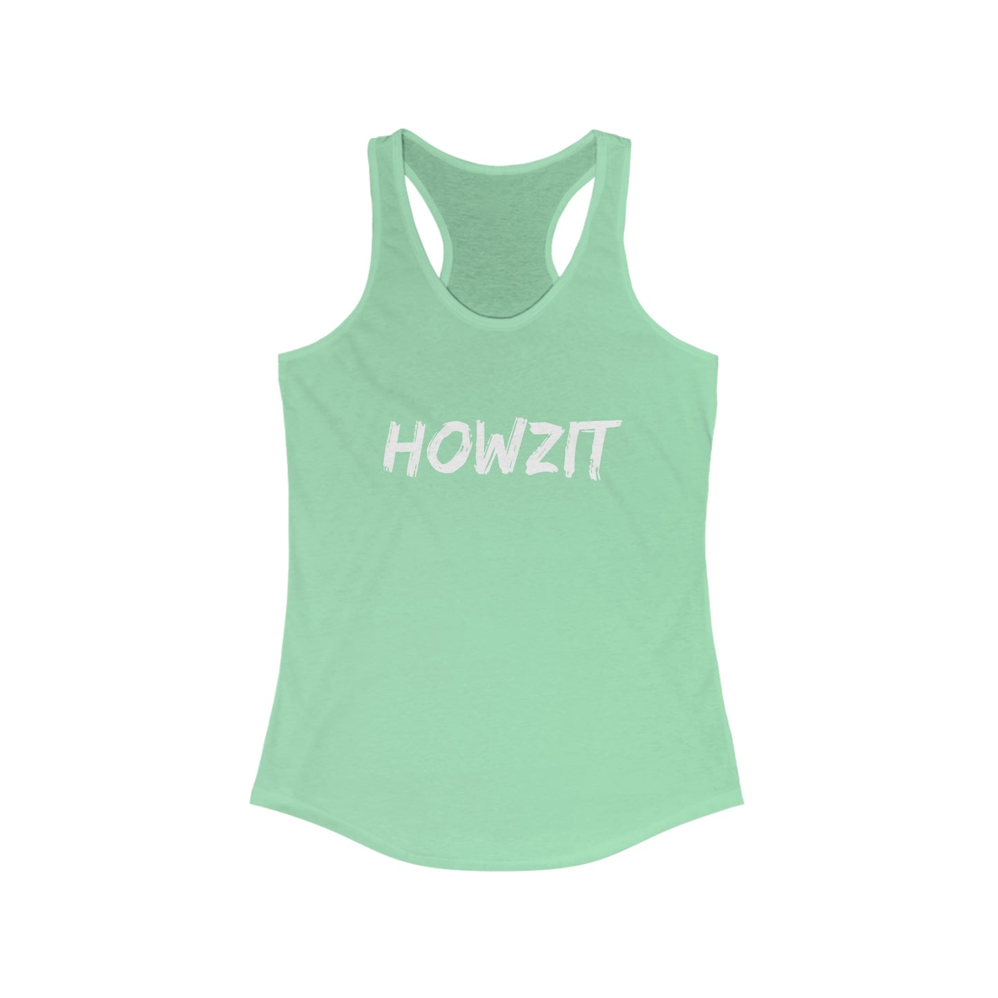 Howzit Women's Ideal Racerback Tank