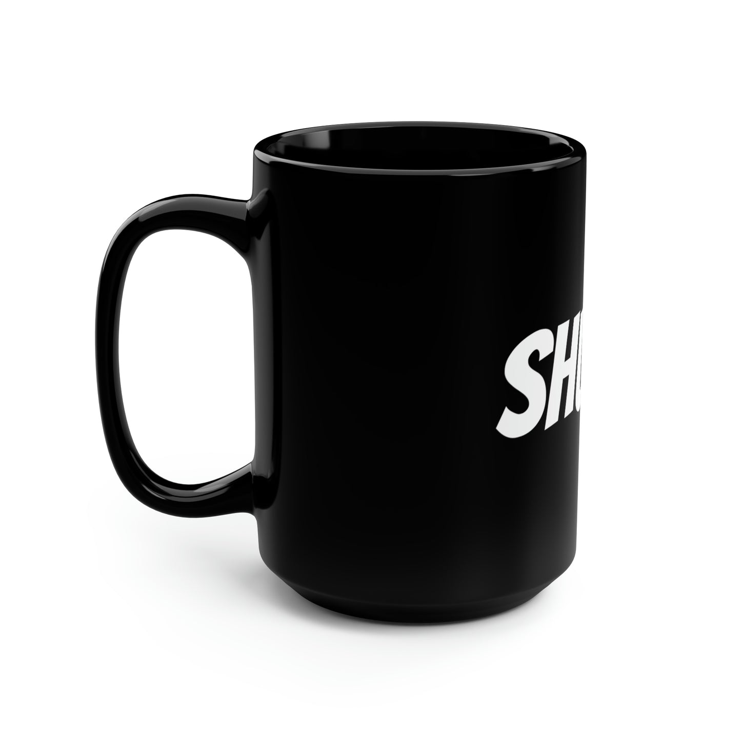 Shucks Black Mug, 15oz