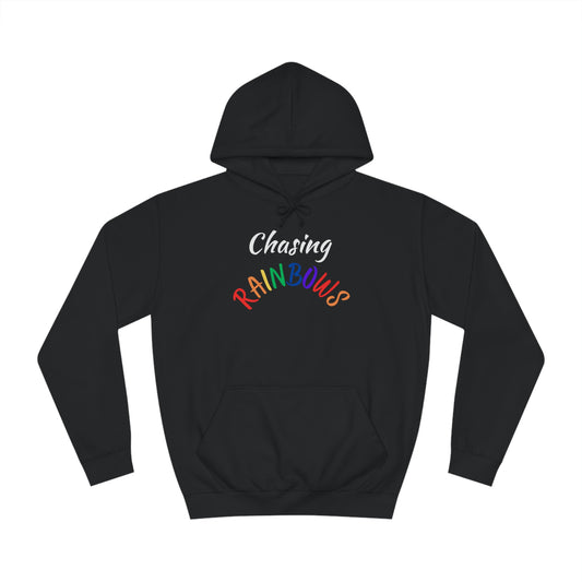 Chassing Rainbows Unisex College Hoodie