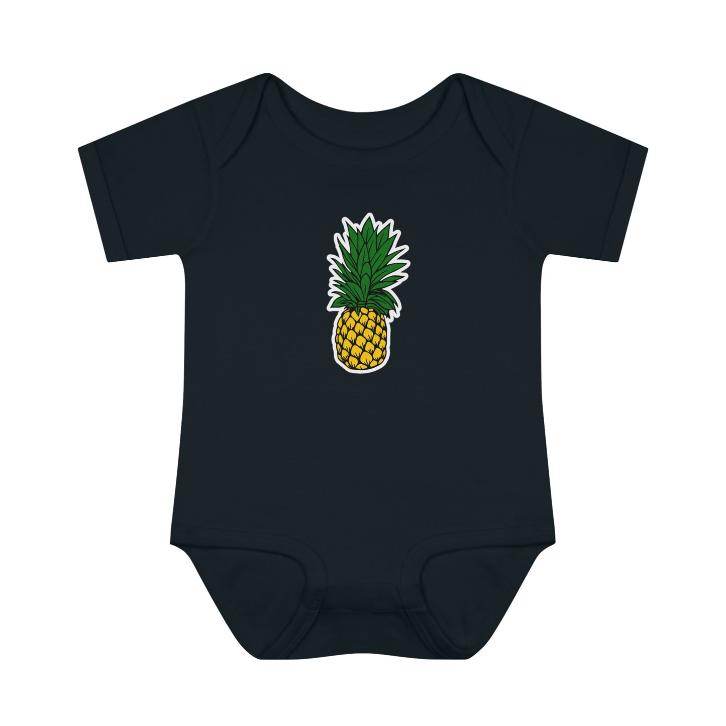 Pineapple Infant Baby Rib Bodysuit