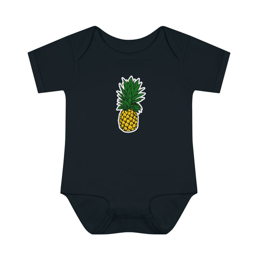 Pineapple Infant Baby Rib Bodysuit