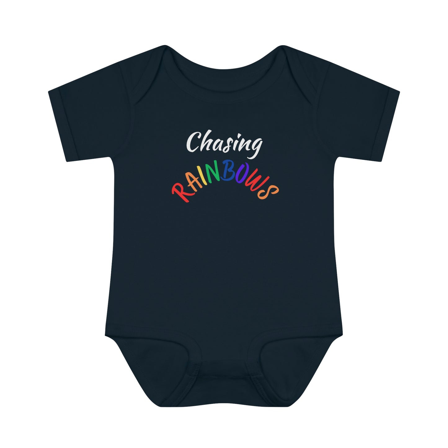 Chasing Rainbows Infant Baby Rib Bodysuit