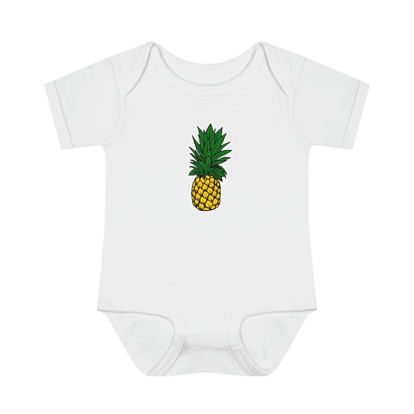 Pineapple Infant Baby Rib Bodysuit