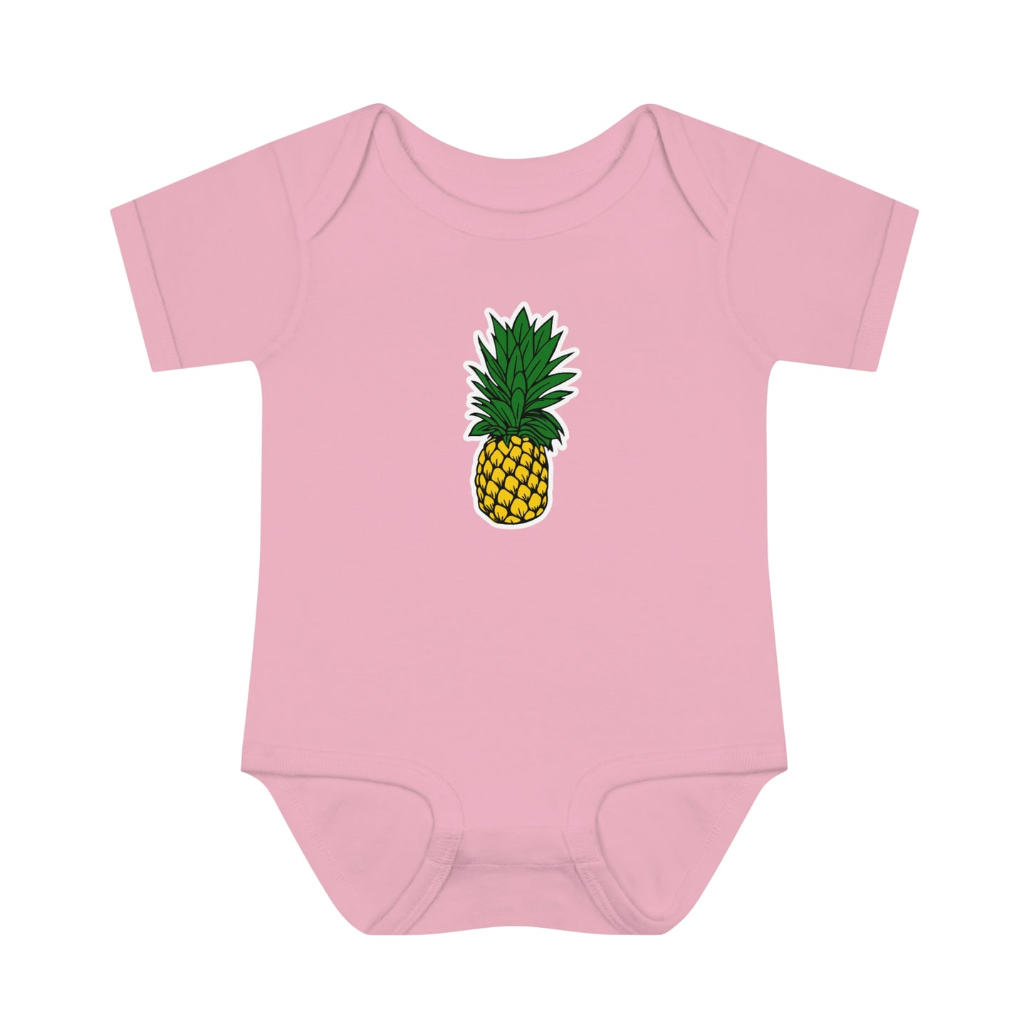 Pineapple Infant Baby Rib Bodysuit