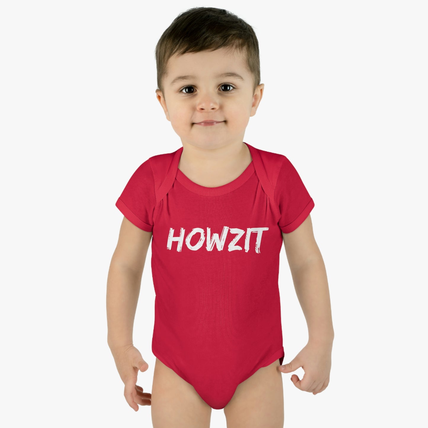 Howzit Infant Baby Rib Bodysuit