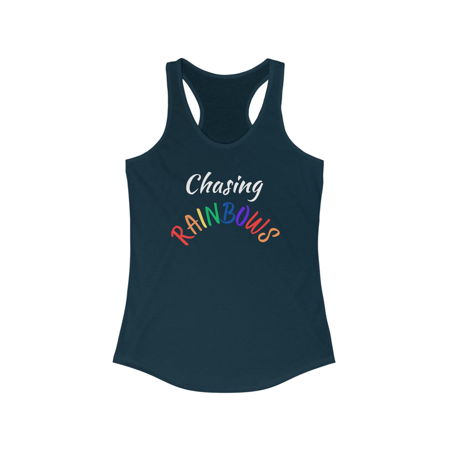 Chasing Rainbows Women's Ideal Racerback Tank