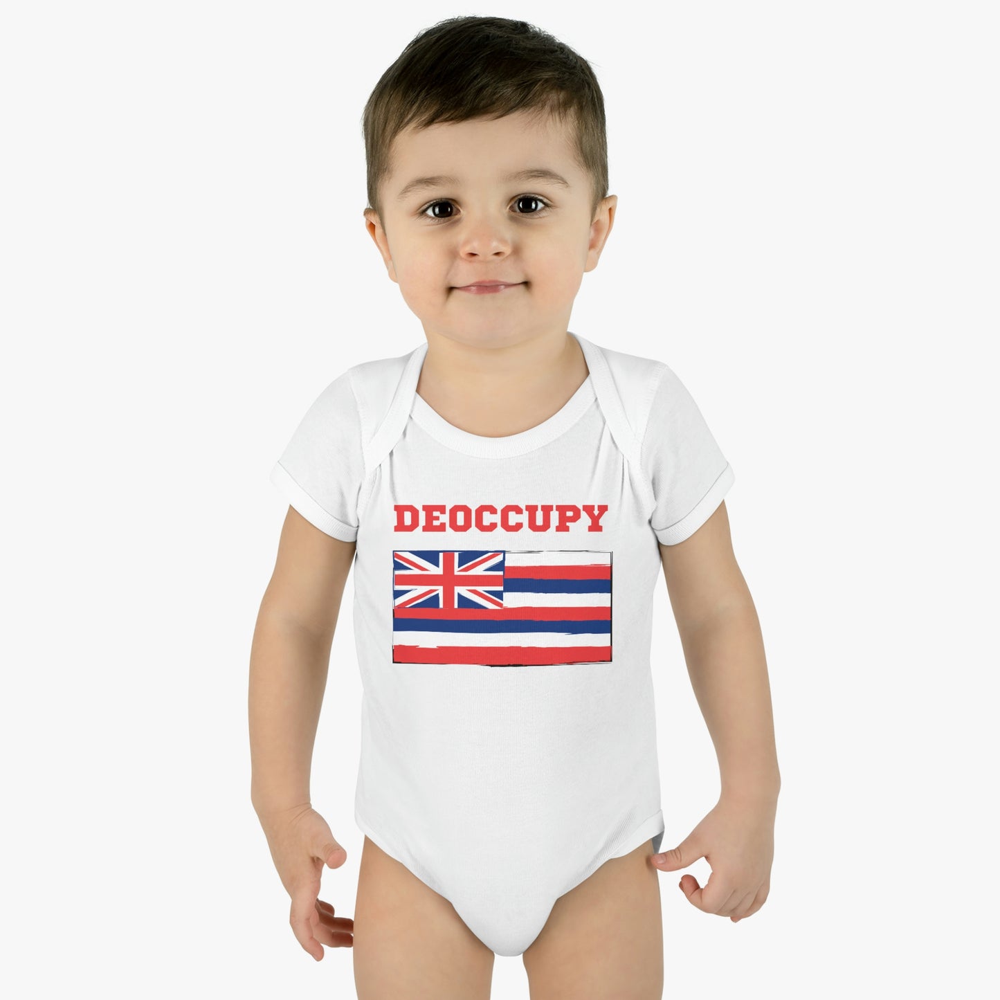 DEOCCUPY Infant Baby Rib Bodysuit