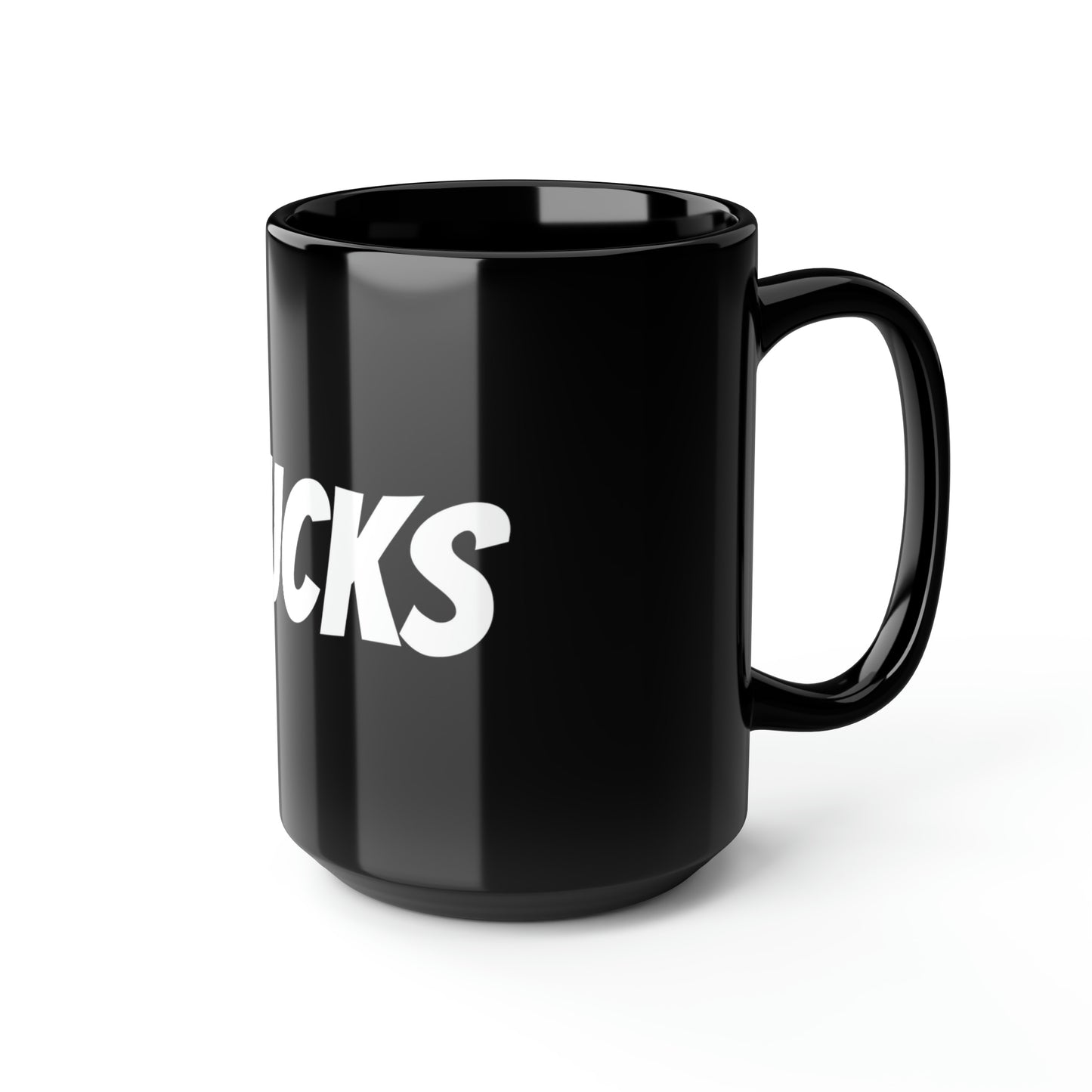 Shucks Black Mug, 15oz